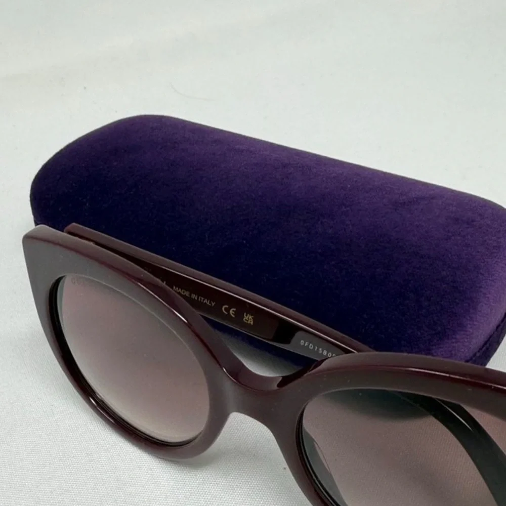 Gucci Burgundy glasses - Picture 4 of 4